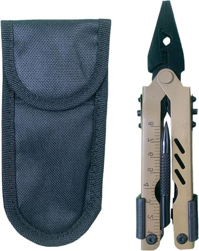 Multifunctionele Tang - Gereedschap Tool - Outdoor Klussen - Meer dan Twaalf Functies - 14.9 cm - Titanium Plating