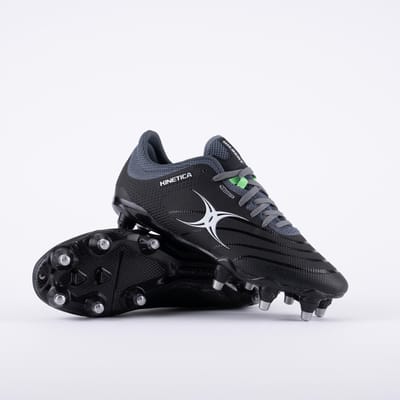 Gilbert Rugbyschoenen Kinetica Pro 8 Noppen Zwart - 48