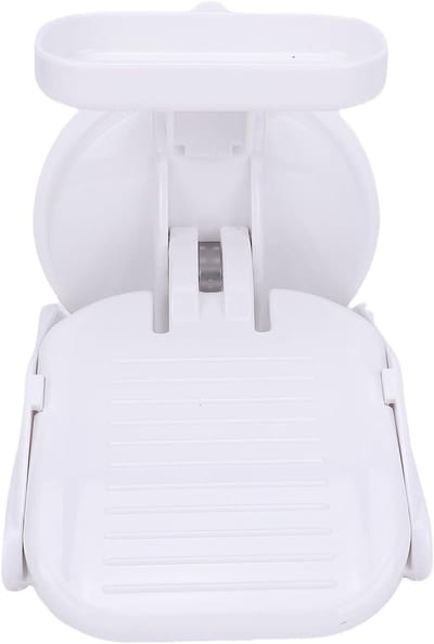 Douche Voetsteun - Scheensteun Badkamer - Comfortabel Wassen - Opvouwbaar Antislip - 19 x 12 x 7 cm - Wit