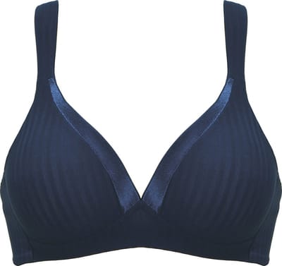 Naturana - Soft bh met strepen - 5247 - Navy - 75C