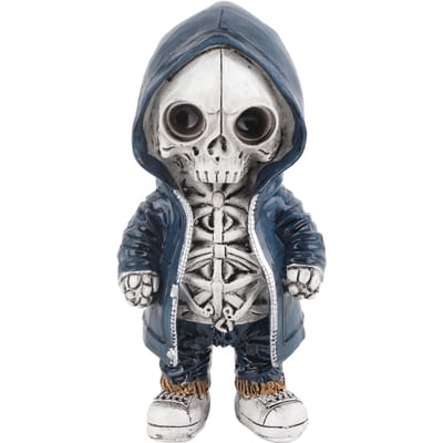 Skeletfiguren Cool Exquise Hars Skeletbeeld voor Huis Feest Bureau Decoratie Cadeau Type C C Type gray