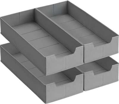 SONGMICS - Organizer - Ladekast Organizer - Set van 4 - Voor IKEA HEMNES en MALM - Opvouwbaar