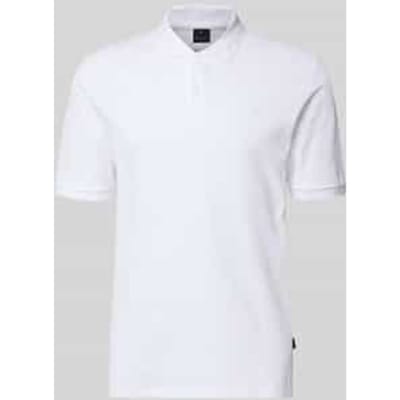 slim fit poloshirt met stitching