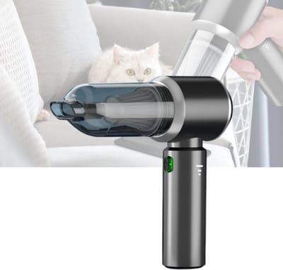 CLVP® Kruimeldief Draadloos - Auto Stofzuiger - Handstofzuiger - Zwart