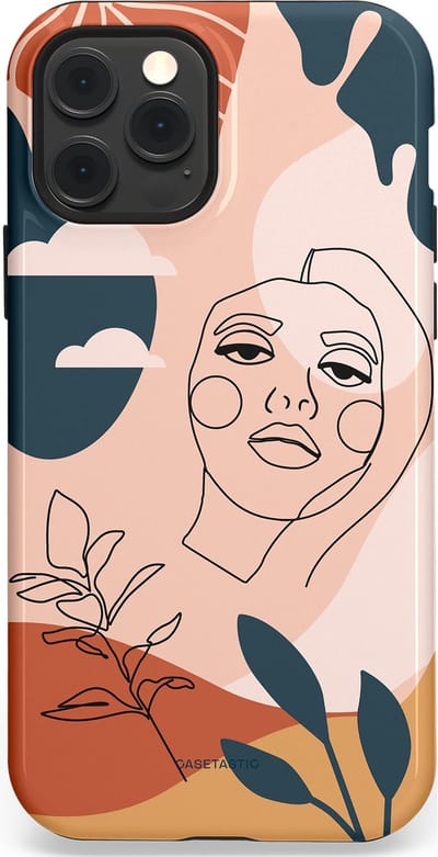 Casetastic Hoesje Geschikt voor Apple iPhone 12/12 Pro Magsafe - Stijlvolle Beschermende Duo-layer Case - Zachte contour