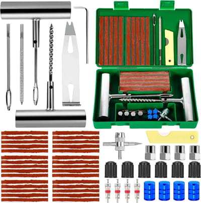 Solacis Bandenreparatieset Auto - Bandenreparatiekit - Proppenset - Bandenreparatieset - Banden Reparatieset Auto - Must Have Voor In De Auto!