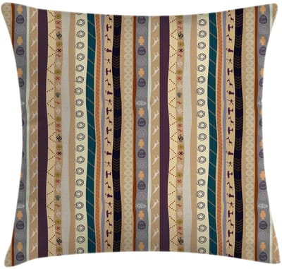 ABAKUHAUS Kussenhoes – Ethnisch Folk-Ornament – 40x40 cm – Tweezijdig