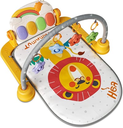 Activiteit Gymmat voor Baby's met Piano, Licht en Geluid, Geschikt voor Pasgeborenen en Rammelaars, Perfecte Speelmat voor Ontwikkeling en Vermaak