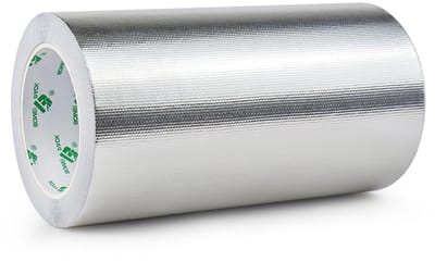 Reinforced Aluminium Tape 200mm x 20m - Hittebestendig, Waterdicht en Geschikt voor Reparatie van Metalen Oppervlakken, Afdichten en Isoleren
