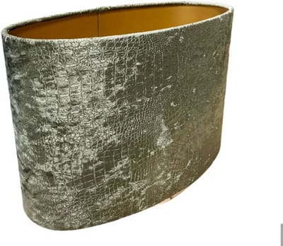 Lampenkap moodlight ovaal 40x20x25 croco groen