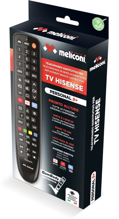 Meliconi 806081 afstandsbediening TV Drukknopen