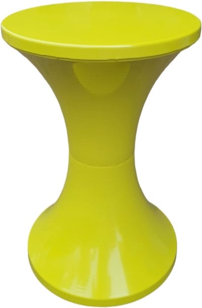 Mica Decorations Hailey bijzettafel lime kleur H46xD30cm