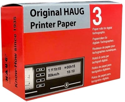 Tachograafrollen HAUG Original - 3 rollen