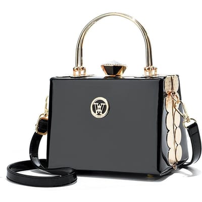 Mini Tas Buitenlandse Handel Nieuwe Mode Senior Gevoel Niche Design Dames Tas Doos Crossbody Handtas Tide . black