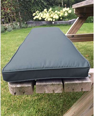 Rockwood® Picknicktafel Eik - Zwaar Kunststof - Mineral Grey (244kg) 3.60m