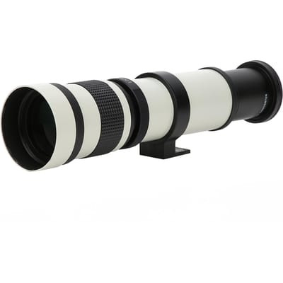 420-800mm F8.3-16 Handmatig Scherpstellen Zoomlens met 2x Teleconverter voor F Mount Camera wit