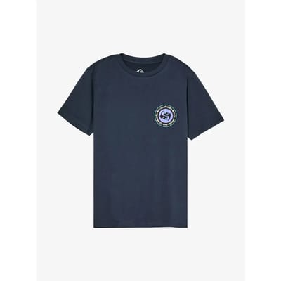 Quiksilver Evo Duality T-shirt Met Korte Mouwen Blauw 14 Years Jongen
