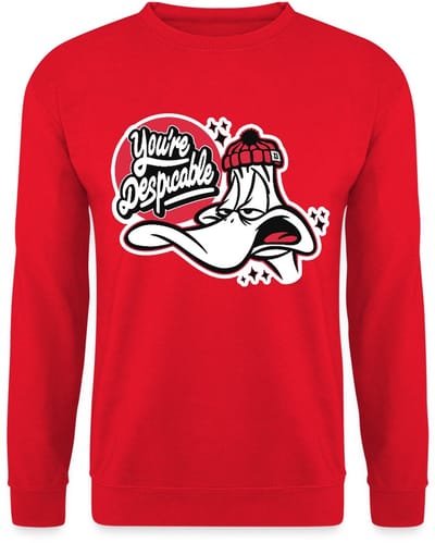 Looney Tunes Daffy Duck Despicable Sweater Heren