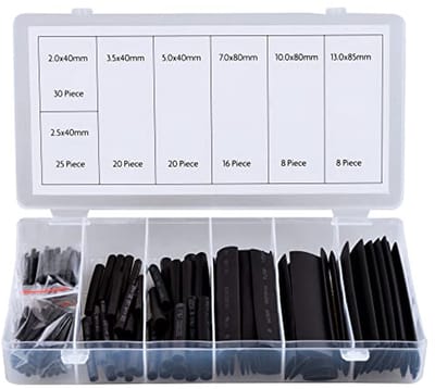 127-delige assortiment krimpfolie voor diverse toepassingen