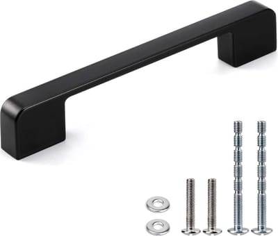 JGS ® Set van 10 Elegante Zwarte Handgrepen voor Keukenkasten en Meubels