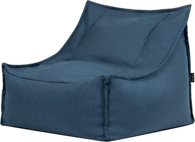 Fauteuil Zitzak - Zitkussen Ligstoel - Buiten Ontspannen - Waterafstotende Stof - 94 x 94 x 75 cm - Denimblauw