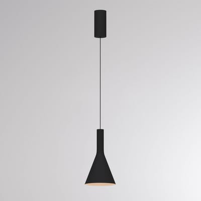 Molto Luce LED hanglamp LORA I, zwart, Ø 15 cm, dimbaar, 40°, CCT