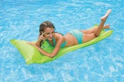 Intex Luchtbed 183 cm groen