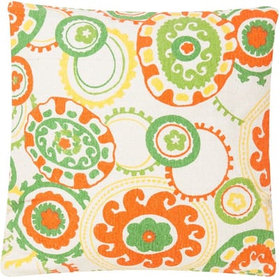 Colour Jam Oranje/Peppermint G Kussen | 45 X 45 | Sierkussen Voor Woonkamer Of Slaapkamer