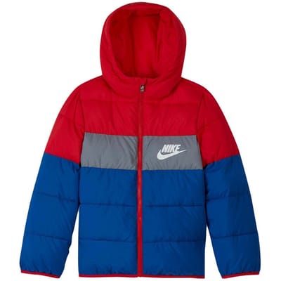 Veste rembourrée Nike Bleue Rouge Enfant HA5142-489 XL red