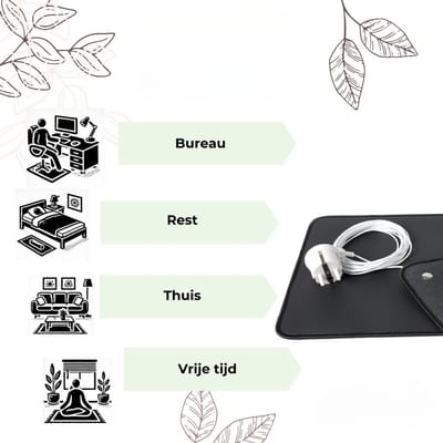 Lexium Aardingslaken - Aardingsmat - Grounding Laken - Aardingsdeken - Earthing - Grounding Mat