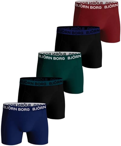 Bjorn Borg 5-Pack jongens boxershorts - Cotton Stretch - Combi - 128