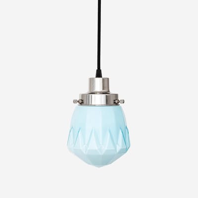 Hanglamp aan snoer Rocket Misty 20's Nikkel - Art Deco Trade