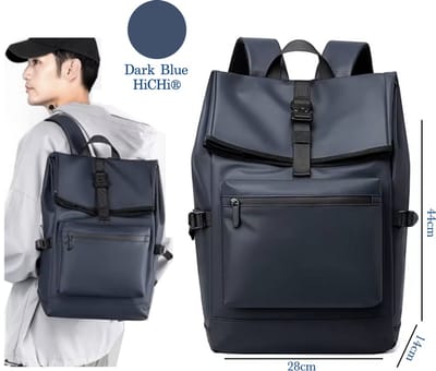 HiCHiCO® Waterdichte Rugzak 20 tot 30L Met Laptopvak – Reistas waterbestendig en Duurzaam – Rugtas Donker blauw