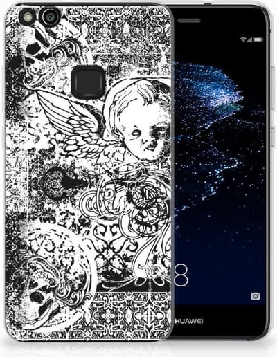 Silicone Back Case Huawei P10 Lite Skulls Angel