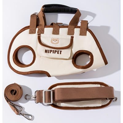 Hondenrugzak Outdoor Draagbaar Ademend Trektuig Rugzak Hondentuig Katten- en Hondentuig Kan Gedragen Worden of Crossbody Kattenrugzak Huisdier Sling Huisdierbenodigdheden S