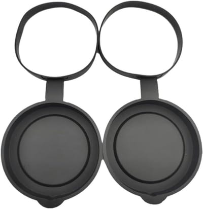 Lensdoppen Set - Beschermdoppen - Optiek Beschermen - Wrijvingspassing - 52-55 mm - Zwart