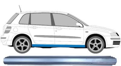 Reparatie dorpel voor Fiat Stilo 2001-2010 / Links = Rechts (symmetrisch)
