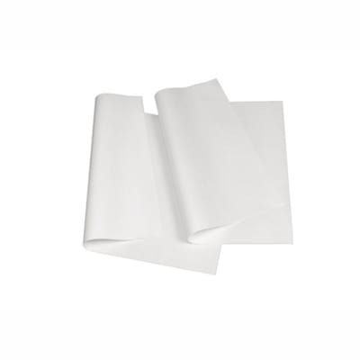 1x Perkament vervanging 1/4 boog pure 50 cm x 375 cm wit à 125 kg vetvrij