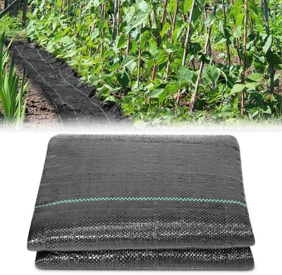 Onkruiddoek Extra Sterk - Tuinvlies Bodemdoek - Onkruid Vrij Houden - Waterdoorlatend Scheurbestendig - 1 x 10 Meter - Zwart