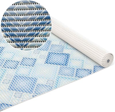 Badmat Schuim - Douchemat Antislip - Veiligheid Badkamer - Op Maat Te Snijden - 80 x 1500 cm - Blauw