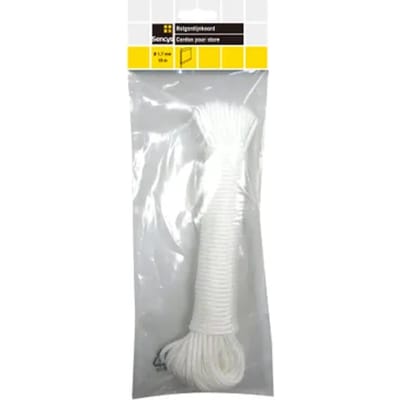 Sencys Multifunctioneel Touw - Kunststof Koord - Hitte- En Vochtbestendig - 1,7mm X 10m - Wit