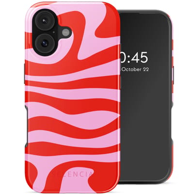 Selencia Hoesje - Geschikt voor Apple iPhone 17 - Backcover geschikt voor MagSafe - Dream Swirl Pink