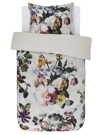 Essenza Fleur Dekbedovertrek Ecru - Eenpersoons – 140x200/220 cm