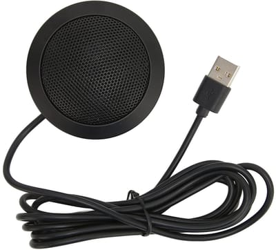 Dailygoods - Dailygoody - USB-luidsprekertelefoon - 360 graden microfoon - Draagbaar ontwerp - Echo-annulering - Voor online vergaderingen - Geschikt voor zakelijk