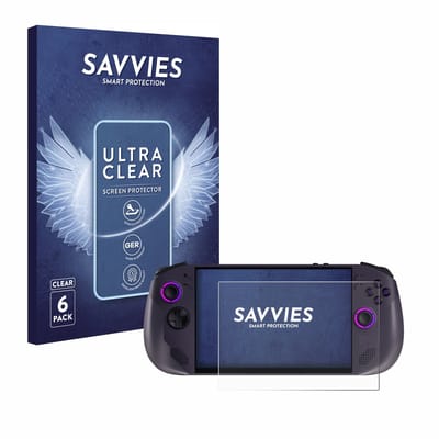 Savvies - Screenprotector voor Lenovo Legion Go S - Folie Beschermfolie transparant 6 Stuks