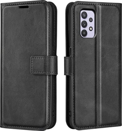 Coverup Hoesje - Geschikt voor Samsung Galaxy A53 Hoesje - Coverup Deluxe Book Case - Zwart