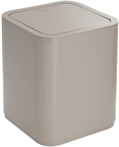 Stijlvolle Badkamer Afvalemmer in Beige Hars