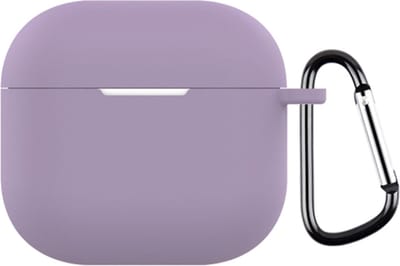 Telestore - hoesje geschikt voor AirPods 4 soft case cover - paars - TPU hoesje Beschermhoes - AirPods 4 Cover - AirPods 4 hoesje - Geschikt voor Apple Airpods 4 - gel hoesje met sleutelhanger