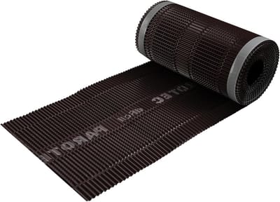 Dakafdichtingsband - Ventilatieband Nok - Dak Reparatie - Weerbestendig Aluminium - 30cm x 5m - Donkerbruin