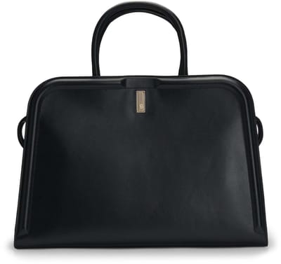 BOSS Leren business tas met laptopvak Ariell Business Tote N Black zwart